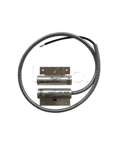 Извещатель охранный точечный магнитоконтактный взрывозащищённый Магнито-контакт Ех ИО102 Al исп.211 (торцевой), с постоянно присоединенным кабелем в металлорукаве (штатно кабель 2х0,75 - 1м), 1Ex d IIC T6 Gb АТФЕ.425119.171 в Октябрьском Извещатели охранн