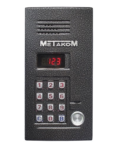 Блок вызова домофона Метаком MK2012-TM4E в Октябрьском Блоки вызова многоабонентные Pintop.ru