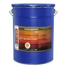 Лак огнезащитный акриловый Огнеза «ОГНЕЗА-ЛАК-ОД» для древесины и материалов изнеё, глянцевый, бесцветный, ведро 20л. (18 кг.)