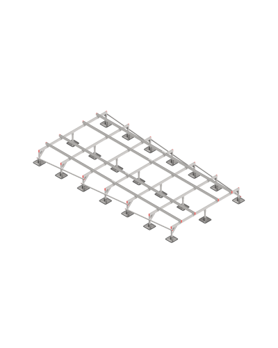 Опорная конструкция для установки оборудования TECHNORAPTOR STEELFOOT 3000х6000 тип 1 HD КМ-профиль (KM-TR-STF-SSEI-3000-6000-1 HD) в Октябрьском Системы видеонаблюдения Pintop.ru