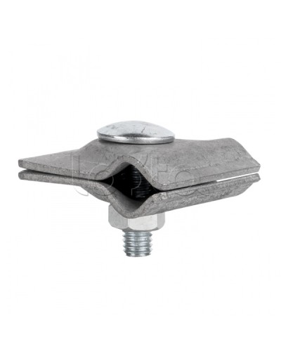 Зажим прута универсальный (пластина 45х45мм) HZ EKF PROxima (lp-g3103) в Октябрьском Держатели, клипсы, скобы Pintop.ru