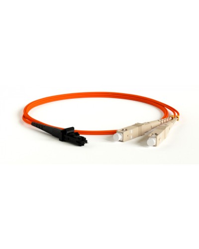 Патч-корд волоконно-оптический Hyperline FC-D2-62-MTRJM/PR-MTRJM/PR-H-2M-LSZH-OR в Октябрьском Патч-корды оптические Pintop.ru