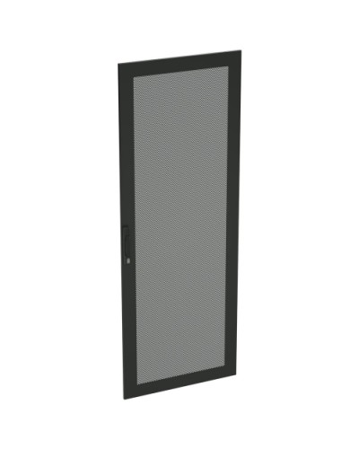 Дверь перфорированная одностворчатая для IT-CQE 2000 x 800 RAL9005 DKC R5ITCPRMM2080B в Октябрьском Аксессуары для стоек и шкафов Pintop.ru