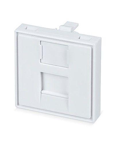 Вставка 45x45 (Mosaic) для 1 модуля формата Keystone Jack (FP-45-1M) Пожтехкабель СКС (202-031) (аналог Mosaic) в Октябрьском Модули Keystone Pintop.ru