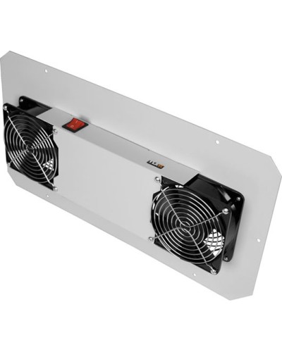 Панель вентиляционная с 2 вентиляторами TLK TLK-FAN2-GY в Октябрьском Вентиляторные модули Pintop.ru