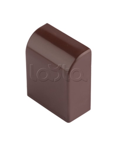 Заглушка (25х25) (4 шт) темное дерево EKF-Plast (ecd-25-25x4) в Октябрьском Аксессуары для кабель-канала Pintop.ru