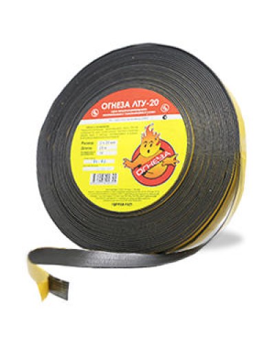 Лента термоуплотнительная ОгнезаОГНЕЗА-ЛТУ 1,5*20 мм., рулон 35 пог.м. в Октябрьском Дополнительное оборудование пожаротушения Pintop.ru