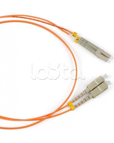 Патч-корд оптический LANMASTER LAN-LC-SC/OM2-20 в Октябрьском Патч-корды и пигтейлы Pintop.ru