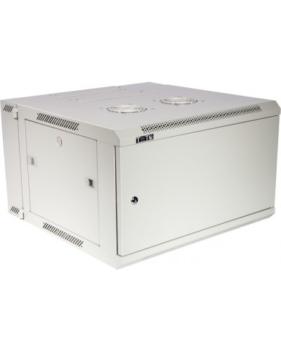 Шкаф настенный серии Pro, 3-секционный, 12U 600x600, металлическая дверь TWT-CBW3M-12U-6x6-GY в Октябрьском Аксессуары для стоек и шкафов Pintop.ru