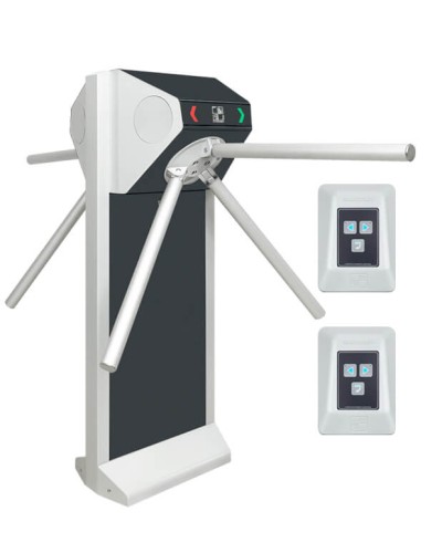 CARDDEX Комплект двухпроходной сетевой проходной STL-04NEC в Октябрьском Турникеты Pintop.ru