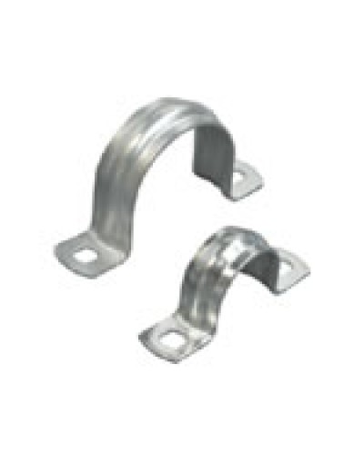 Скоба оцинкованная двулапковая для трубы D20мм (100 шт/уп) Экопласт 43620 в Октябрьском Крепежные изделия Pintop.ru