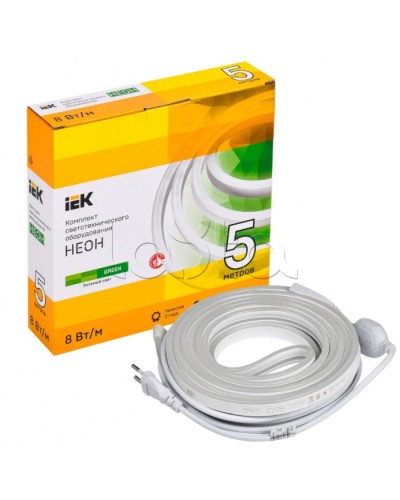 Комплект DIY (2835G120-8-IP65-220В 5м + др.) IEK (LSR5-G-120-65-2-05-S0) в Октябрьском Источники света(Лампы) Pintop.ru