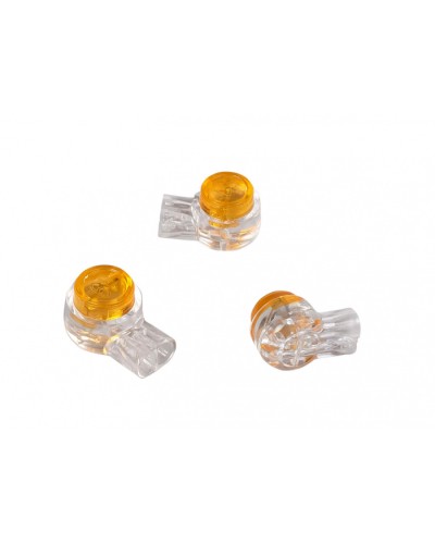 зажим соединительный скотч-лок, жила 0,4-0,7мм, (25 шт) Cabeus (KT1-UY) в Октябрьском Коннекторы и разъемы Pintop.ru