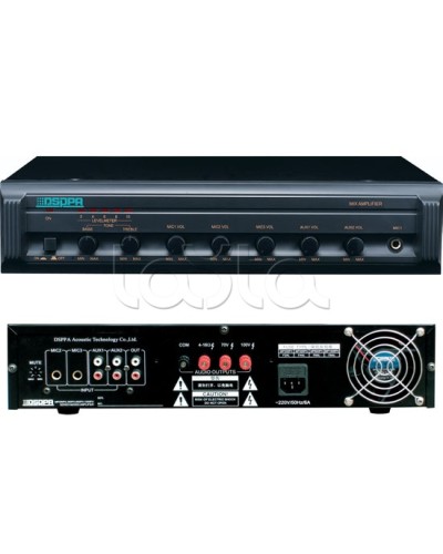 Микшер-усилитель DSPPA MP-300P в Октябрьском Система оповещения и трансляции Dsppa Pintop.ru