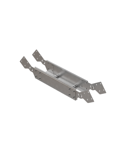 Вертикальный шарнирный угол 150х150х1,5 мм HD85 N КМ-профиль (LSHL150-150-1.5 HD85 N) в Октябрьском Аксессуары для лотков Pintop.ru