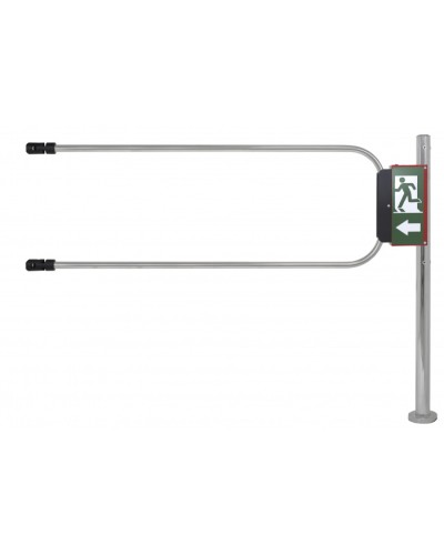 Smartec ST-GR014EC-CR - Калитка аварийного выхода с электромагнитом, хромированная, в комплекте стойка 1000 х D50 мм и створка 1400 х D25 мм. в Октябрьском Калитки Pintop.ru