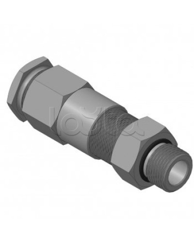 Кабельный ввод для бронированного кабеля с двойным уплотнением резьбой G1/2, внешним диаметром кабеля D=11-15 мм и проходным диаметром кабеля d=6-10 мм Спектрон КВБ-15/10-2У-М-G1/2 в Октябрьском Аксессуары для кабель-канала Pintop.ru