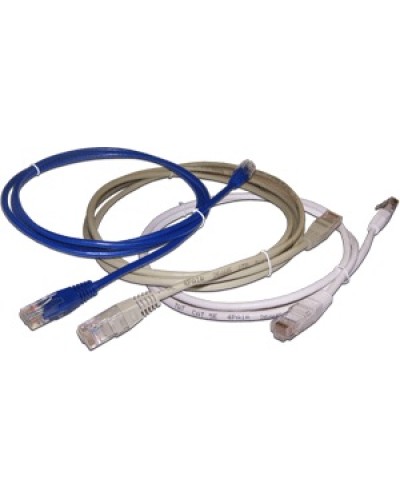 Патч-корд RJ45 TWT UTP кат.5e, с заливными колпачками, 0.3 м, белый TWT TWT-45-45-0.3-WH в Октябрьском Патчкорды (медные) Pintop.ru