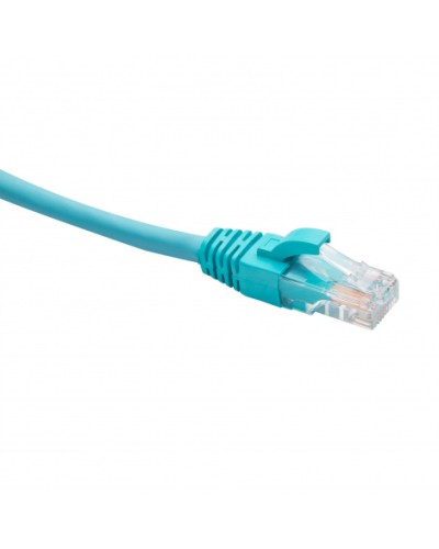 Шнур коммутационный U/UTP категория 5e LSZH нг(А)-HF 1,0 м, бирюзовый Datarex DR-181607 в Октябрьском Патчкорды (медные) Pintop.ru