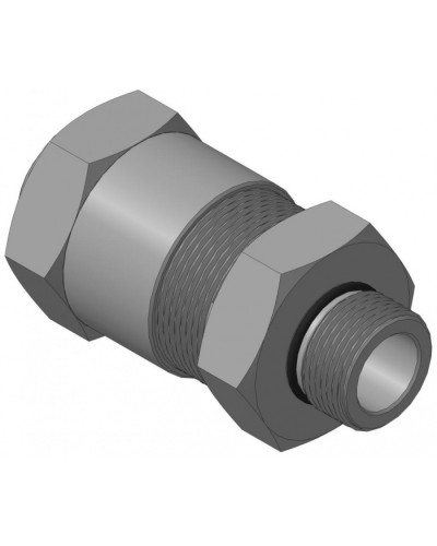 Кабельный ввод с резьбой G3/4 мм для прокладки кабеля в металлорукаве РЗ-ЦП-25, с уплотнением кабеля и проходным диаметром кабеля d=12-16 мм Спектрон КВМ-25/16-М-G3/4 в Октябрьском Аксессуары для кабель-канала Pintop.ru