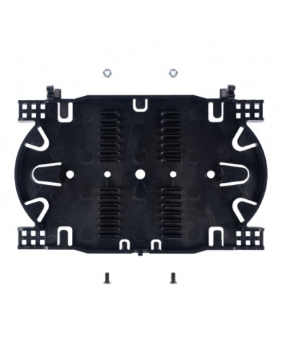 Сплайс-кассета на 24 соединения, черный Datarex DR-543005 в Октябрьском Держатели, клипсы, скобы Pintop.ru