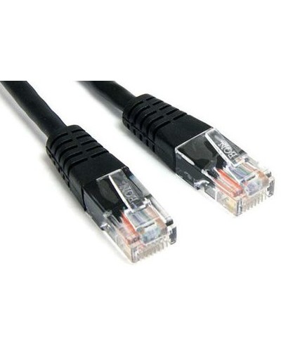 Патч-корд RJ45 - RJ45, 4 пары, UTP, категория 6, 3 м, черный, LSZH LANMASTER LAN-PC45/U6-3.0-BK в Октябрьском Патч-корды и пигтейлы Pintop.ru