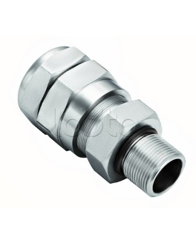 Кабельный ввод для бронированного кабеля с уплотнением внутренней оболочки кабеля резьбой G1/2, внешним диаметром кабеля D= 8-12мм и проходным диаметром кабеля d= 4-8 мм Спектрон КВБ-12/8-М-G1/2 в Октябрьском Аксессуары для кабель-канала Pintop.ru