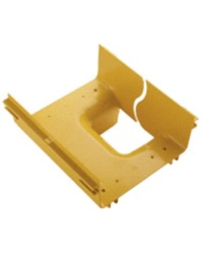 Отвод вертикальный с лотка 240 мм на лоток 120 мм, желтый в Октябрьском Аксессуары для кабель-канала Pintop.ru