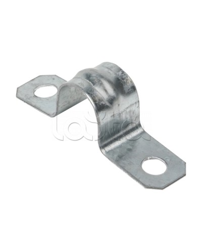 Скоба металлическая двухлапковая d14-15 мм (100 шт) EKF PROxima (sm-2-14-15) в Октябрьском Держатели, клипсы, скобы Pintop.ru