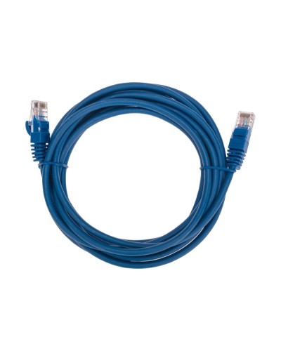 Патч-корд U/UTP, CAT 5e, RJ45-RJ45, 26AWG, LSZH, синий, 3м REXANT 02-0104-3 в Октябрьском Патчкорды (медные) Pintop.ru