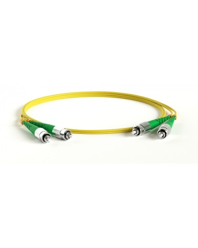Патч-корд волоконно-оптический Hyperline FC-D2-9-FC/AR-FC/AR-H-5M-LSZH-YL в Октябрьском Патч-корды оптические Pintop.ru