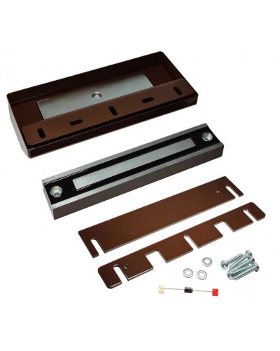 Электромагнитный замок влагозащищённый ALeko ALM-350FT (коричневый) в Октябрьском Электромагнитные замки Pintop.ru