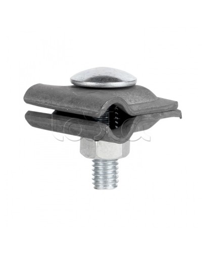 Зажим прута универсальный малый (пластина 30х30мм), HZ EKF (lp-51510) в Октябрьском Крепежные изделия Pintop.ru