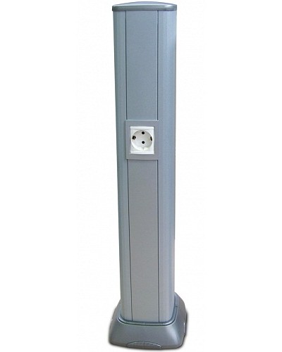 Колонна алюминевая 0,71 м, цвет темно-серебристый металлик DKC 09594 в Октябрьском Аксессуары для стоек и шкафов Pintop.ru