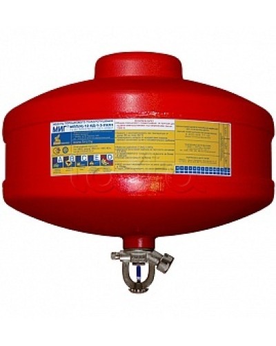 Модуль порошкового пажаротушения ПОЖТЕХНИКА МПП-12/141 МИГ (температура срабатывания +141°С) (красный) в Октябрьском Модули порошковые Pintop.ru