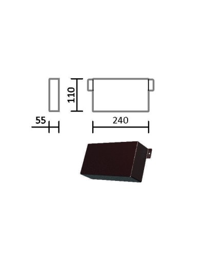 Монтажный кожух Vizit МК-400CB в Октябрьском Аксессуары для многоабонентных систем Pintop.ru