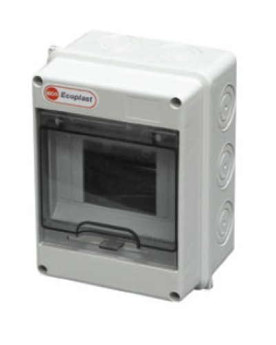 Шкаф настенный, 8-9 модулей, IP65 Экопласт 46408 в Октябрьском Боксы для автоматов Pintop.ru