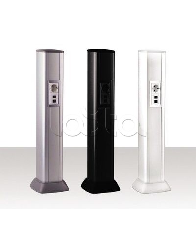 Колонна алюминевая 0,71 м, цвет черный DKC 09593 в Октябрьском Аксессуары для стоек и шкафов Pintop.ru