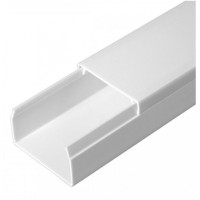 Кабель-канал белый 2-й замок в п/э 40х25 (24 м/уп) Промрукав (PR03.0053)