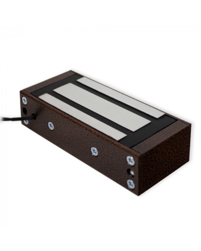 Замок электромагнитный Олевс М1-150 с планкой медный антик в Октябрьском Электромагнитные замки Pintop.ru