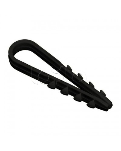 Дюбель-хомут 11-18 черный (100шт/уп) PROCONNECT 07-4522 в Октябрьском Стяжки-хомуты Pintop.ru