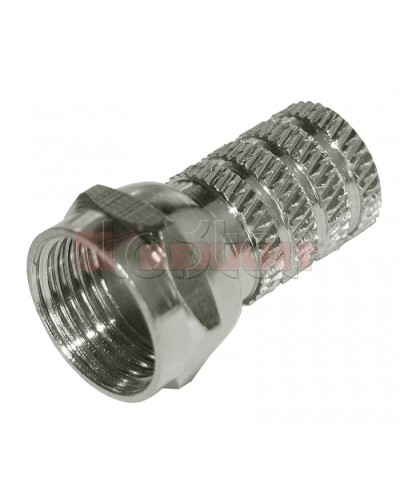 Разъем F-Разъем RG-59 (03-008B) (100шт/уп) REXANT 05-4002 в Октябрьском Коннекторы Pintop.ru