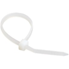 Хомут с площадкой ХП1 3,0x200, белый, 100шт\упак, IEK UHH61-3-200-100