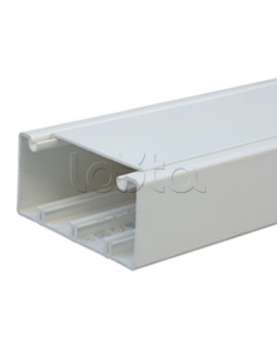 Короб с крышкой 60х40 (Крышка=60мм), 1шт=2м Экопласт 76005-2 в Октябрьском Кабель-канал Pintop.ru