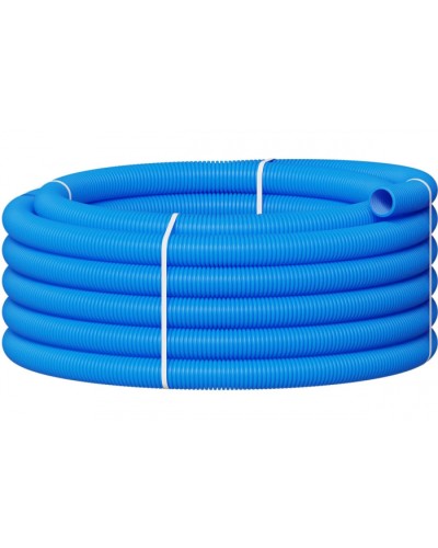 Вентиляционная труба гибкая двустенная для воздуховода (ПНД) D90мм цвет голубой(1шт=50м) Экопласт 803090TR-1 в Октябрьском Гладкая труба Pintop.ru