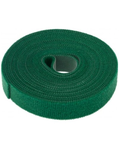 Лента-липучка многоразовая 5 м х 20мм, зеленая (1 шт/уп) REXANT 07-7523 в Октябрьском Монтажные материалы Pintop.ru