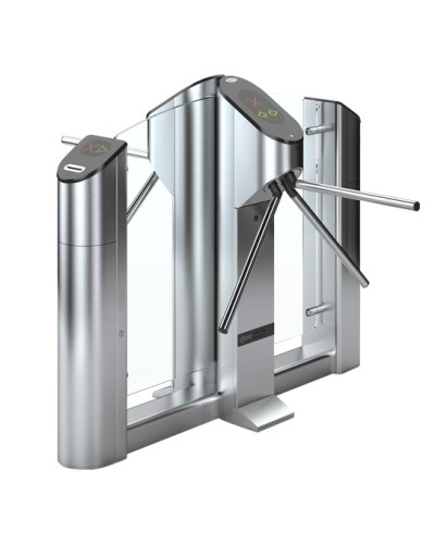 Турникет моторизованный двухсторонний с картоприемником Oxgard Praktika Т-03-DК-2BC2R в Октябрьском Турникеты Pintop.ru