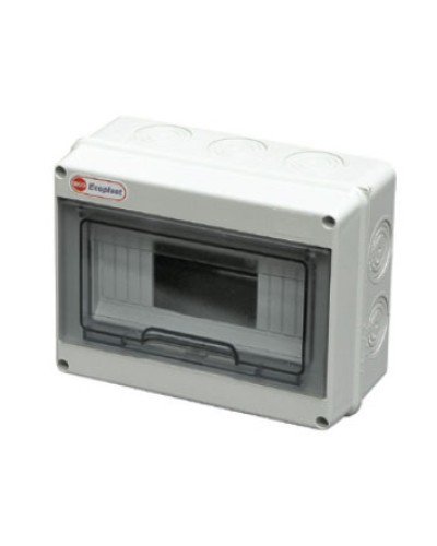 Шкаф настенный, 12-13 модулей, IP65 Экопласт 46412 в Октябрьском Боксы для автоматов Pintop.ru