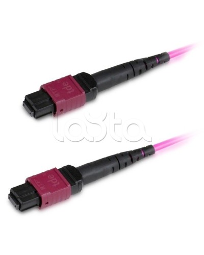 Патч-корд волокнно-оптический Hyperline (FHD-MC3-504-MPOF12/PS-MPOF12/PS-B-10M-LSZH-MG) в Октябрьском Патч-корды и пигтейлы Pintop.ru