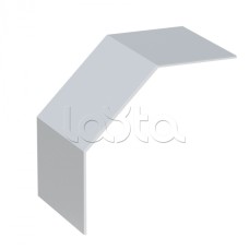 Крышка на угол 90 градусов верт. внеш. лестн. усиленная 100x300 мм (2 мм) HDZ EKF (kvoltp90100300-2-HDZ)